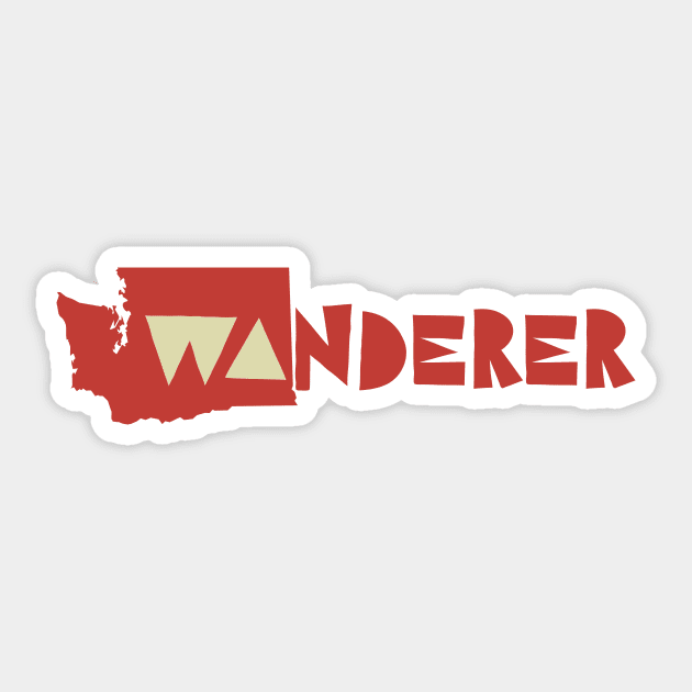 Washington Wanderer Sticker by happysquatch